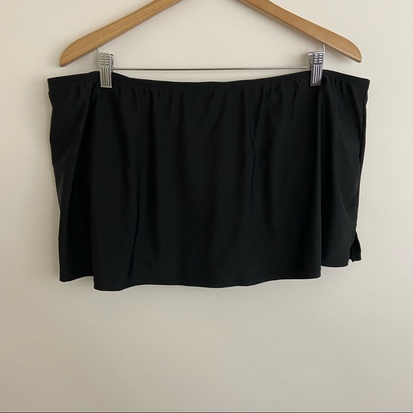 Catalina Black Plus Skirted Bikini Bottoms Sz 2X - Picture 4 of 5